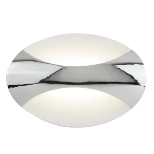 3420CC LED WALL LIGHT OVAL CHROME