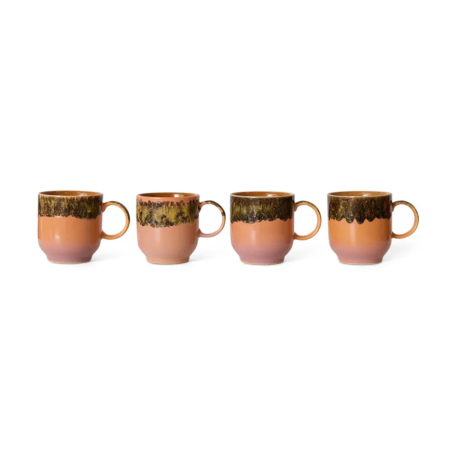 70s Ceramics: Café Mug Lush