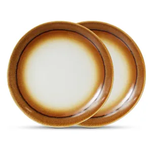 70s Ceramics: Dinner Plates Supernova (Set of 2)