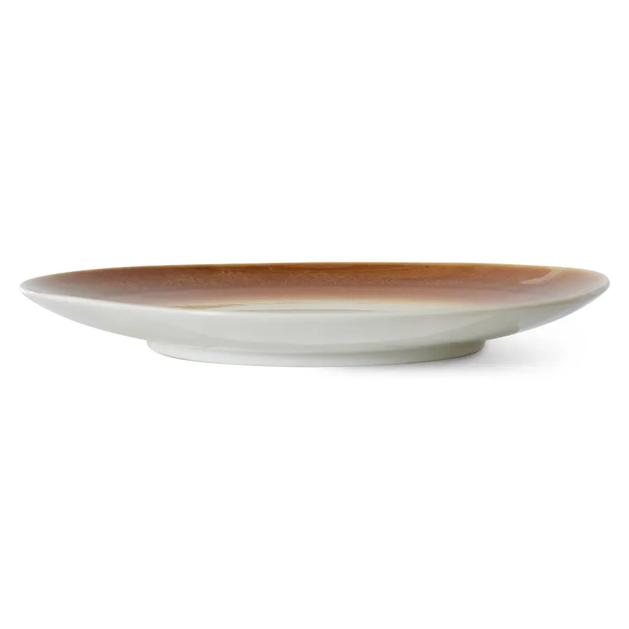 70s Ceramics: Dinner Plates Supernova (Set of 2)