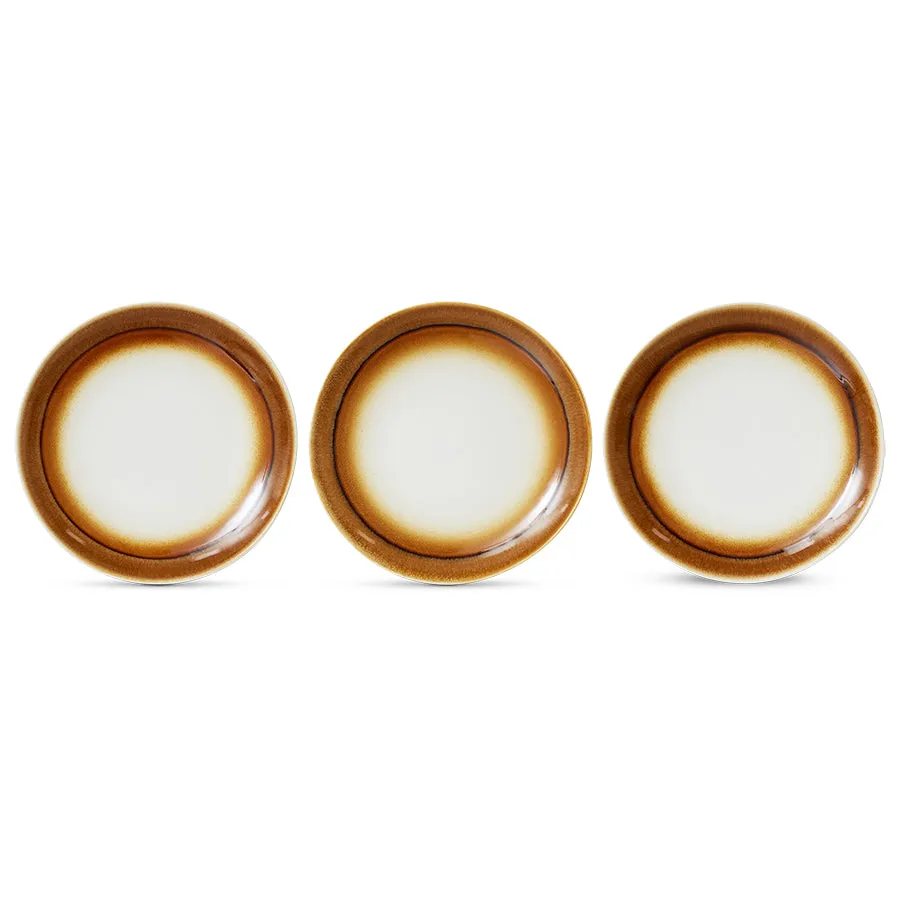70s Ceramics: Dinner Plates Supernova (Set of 2)