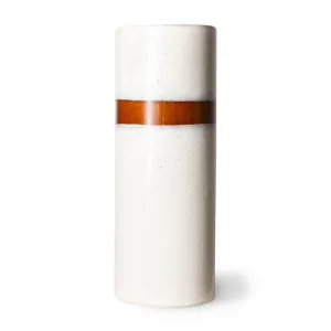 70s Ceramics: L Vase Snow