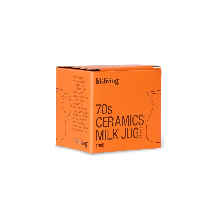 70s Ceramics: Milk Jug Shell