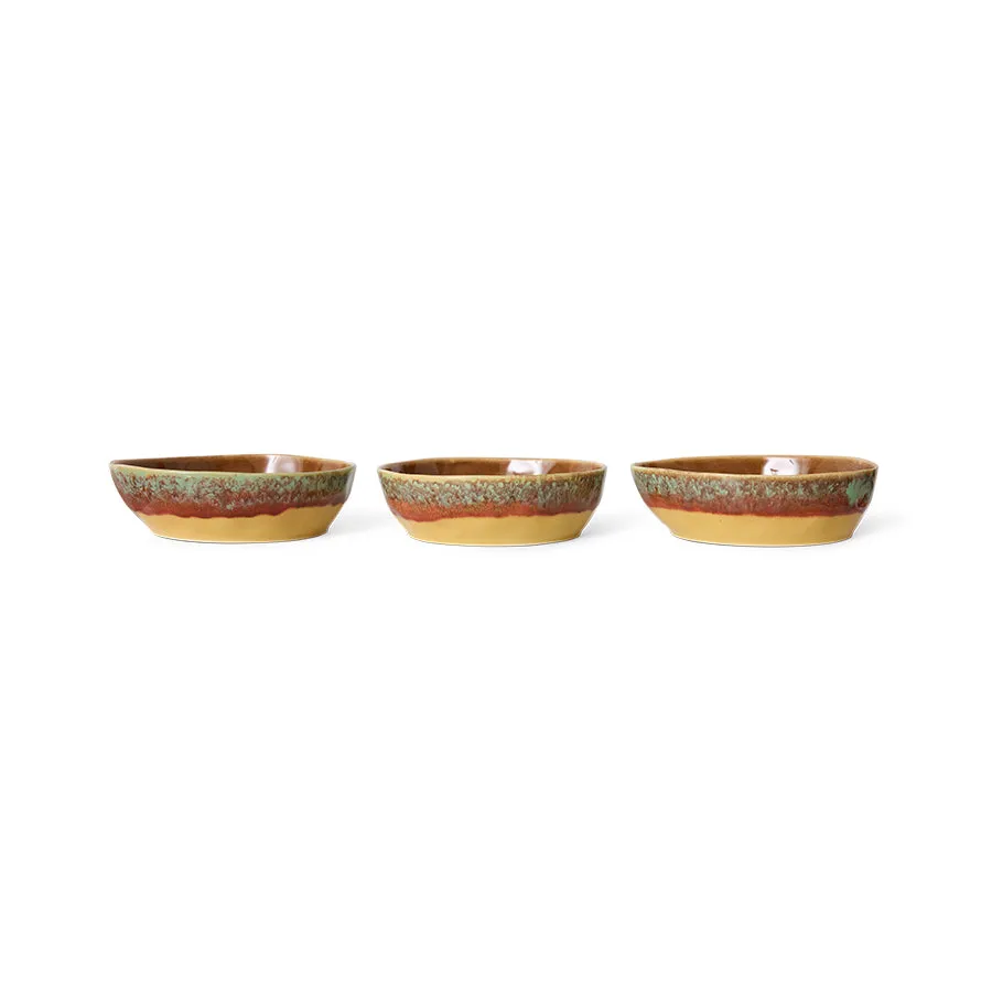 70s Ceramics: Pasta Bowls Cove (Set of 2)