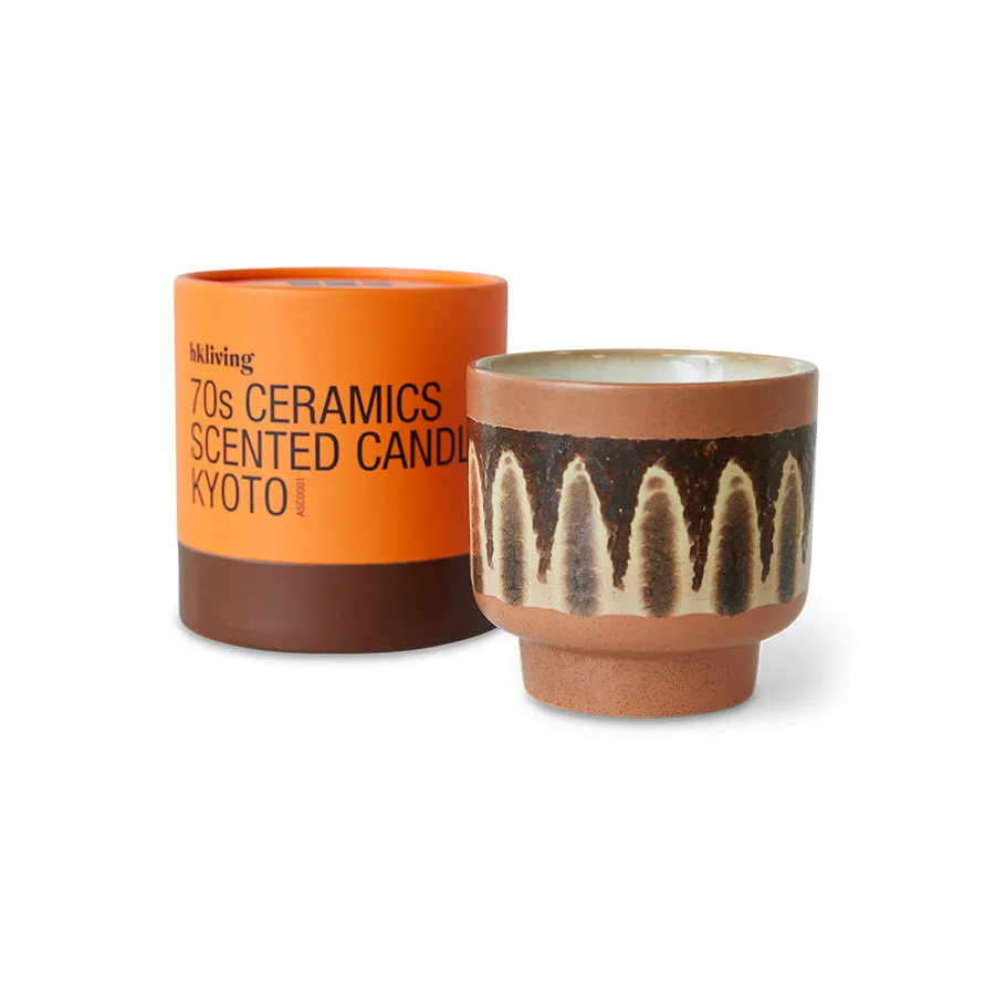70's Ceramics Scented Candle Kyoto