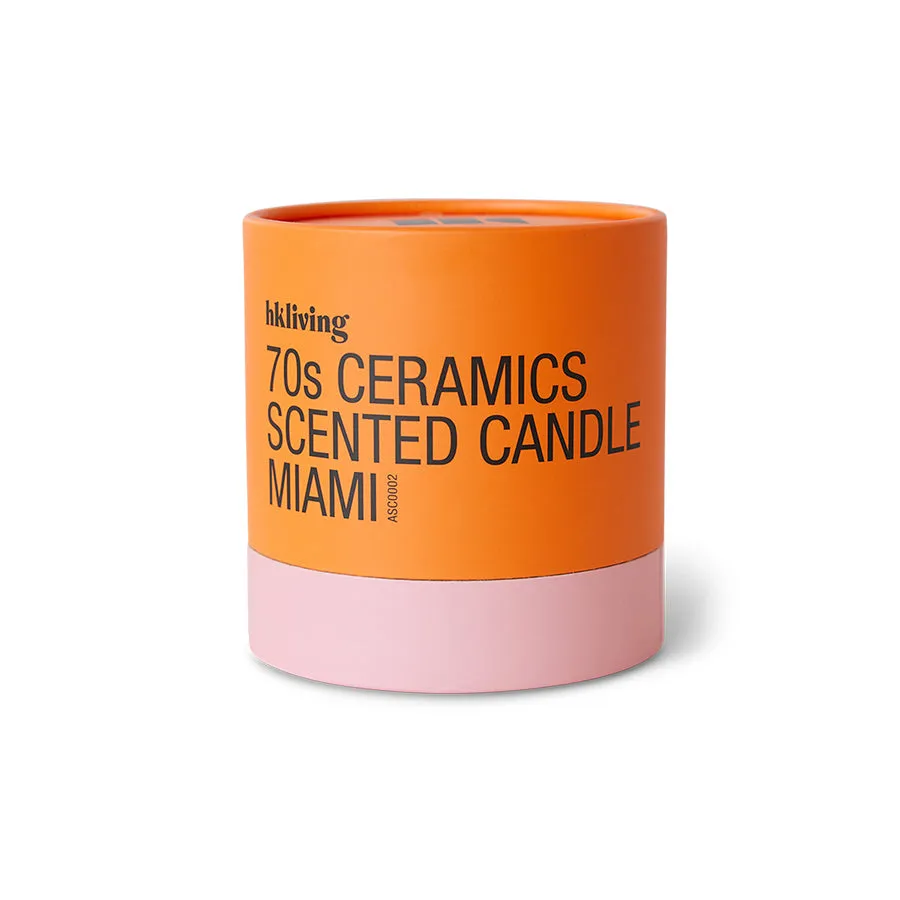 70's Ceramics Scented Candle Miami