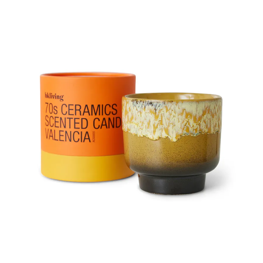 70's Ceramics Scented Candle Valencia