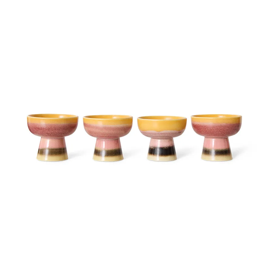 70s Ceramics: Tapas Bowl on Base Small Sunshade