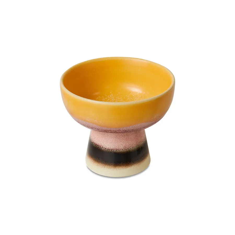 70s Ceramics: Tapas Bowl on Base Small Sunshade