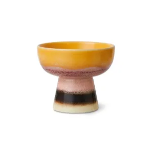 70s Ceramics: Tapas Bowl on Base Small Sunshade