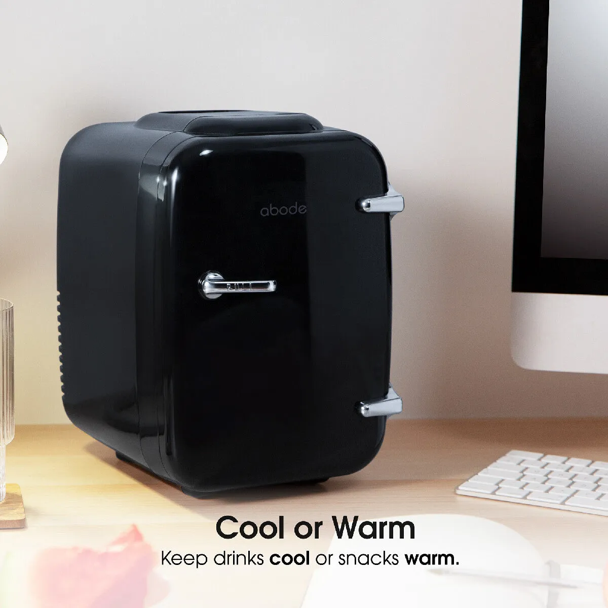 Abode A4CLR201B, Retro 4L Cooler in Black