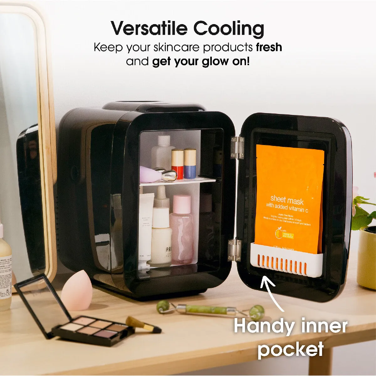 Abode A4CLR201B, Retro 4L Cooler in Black
