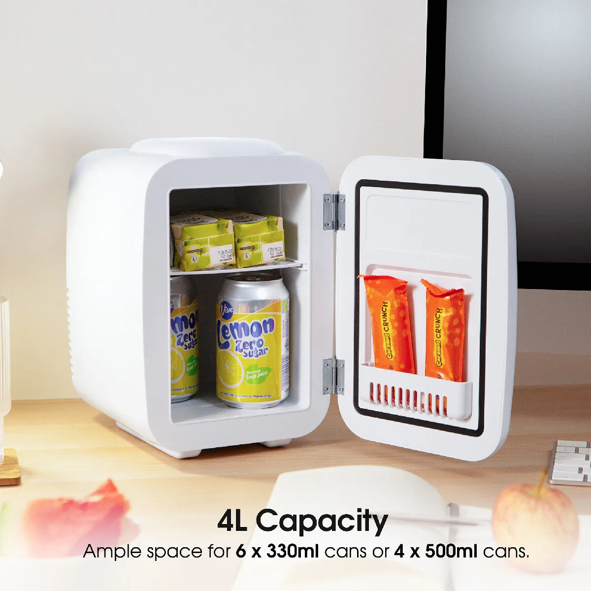 Abode A4CLR201W, Retro 4L Cooler in White