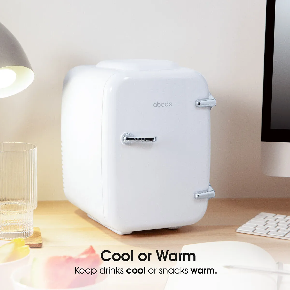 Abode A4CLR201W, Retro 4L Cooler in White