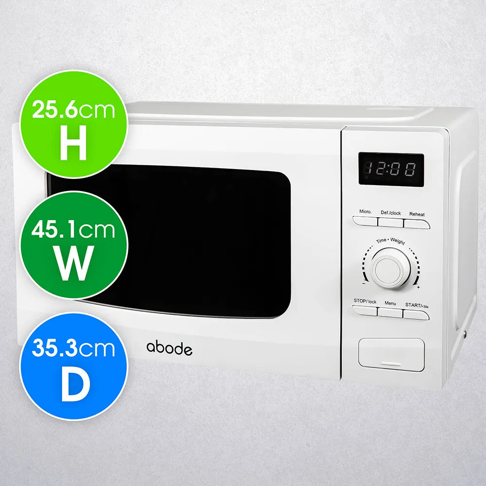 Abode AMD2002-M 20L Digital Microwave - White