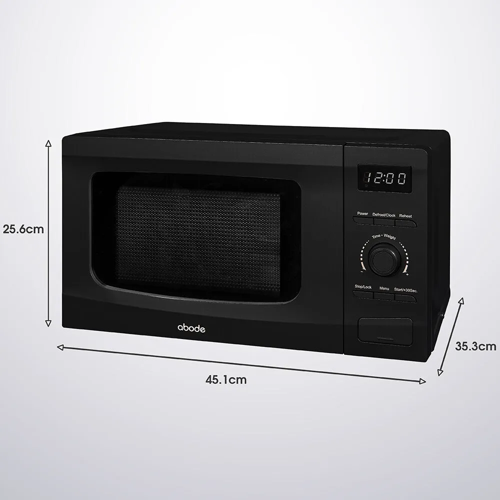 Abode AMD2002B 20L Digital Microwave - Black