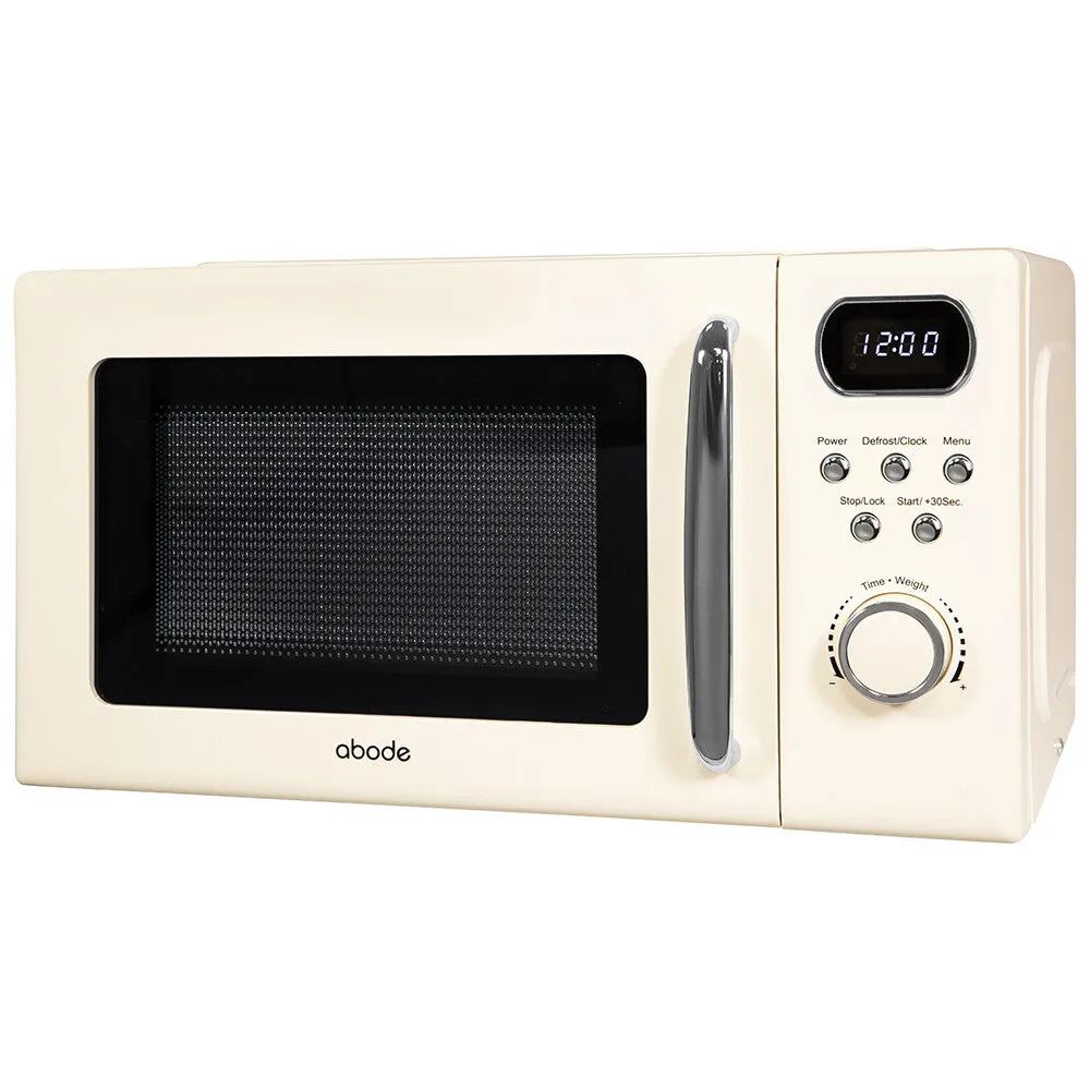 Abode AMD2004C, 20L Digital Microwave in Cream