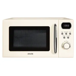 Abode AMD2004C, 20L Digital Microwave in Cream