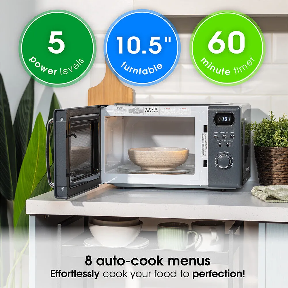 Abode AMD2004G, 20L Digital Microwave in Grey