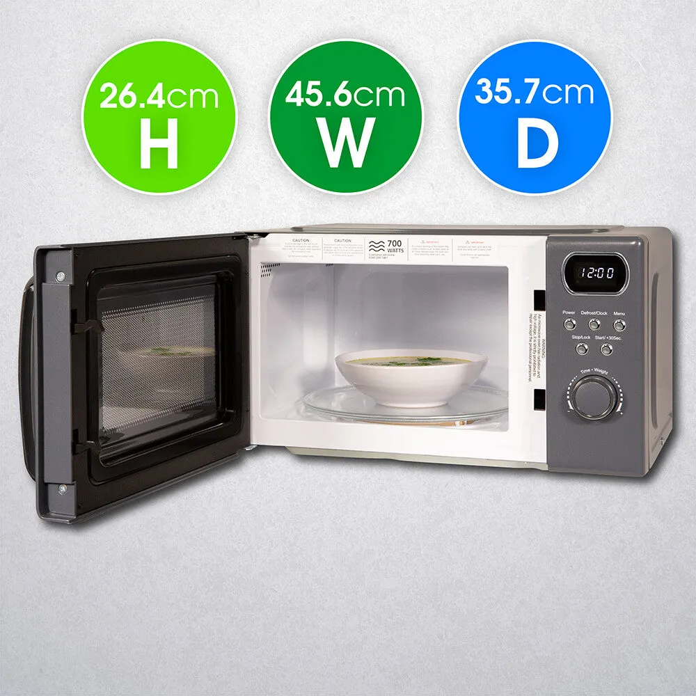Abode AMD2004G, 20L Digital Microwave in Grey