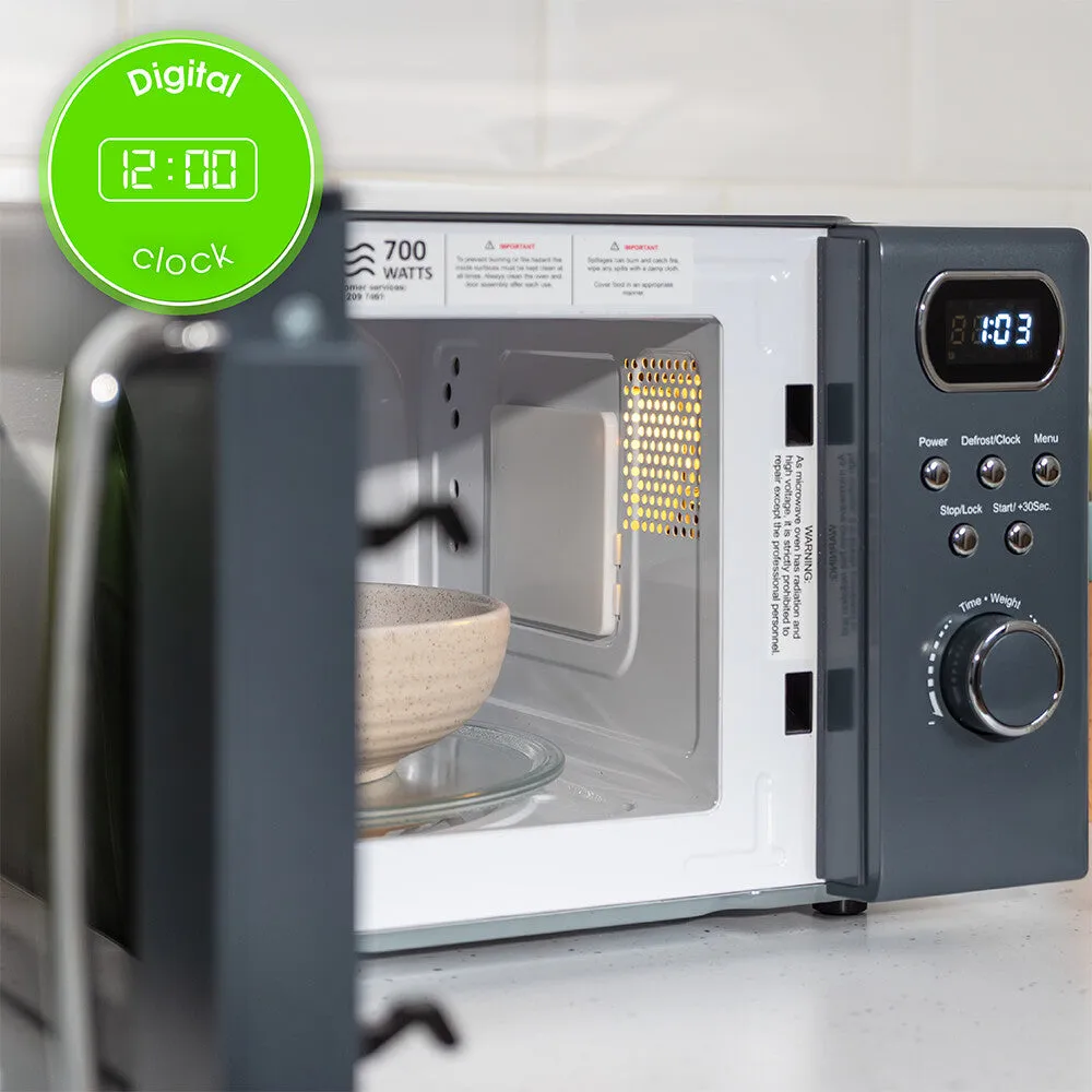 Abode AMD2004G, 20L Digital Microwave in Grey