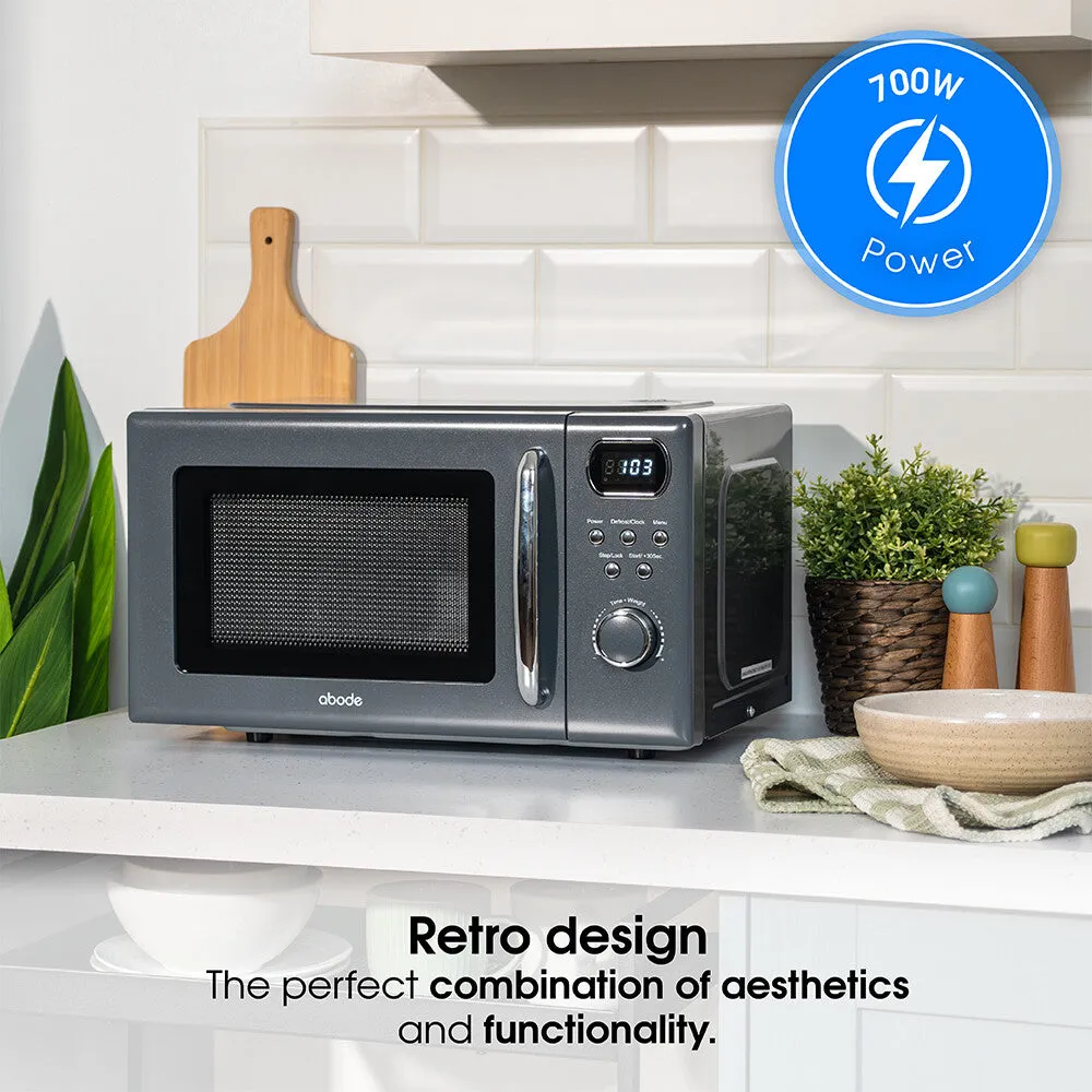 Abode AMD2004G, 20L Digital Microwave in Grey