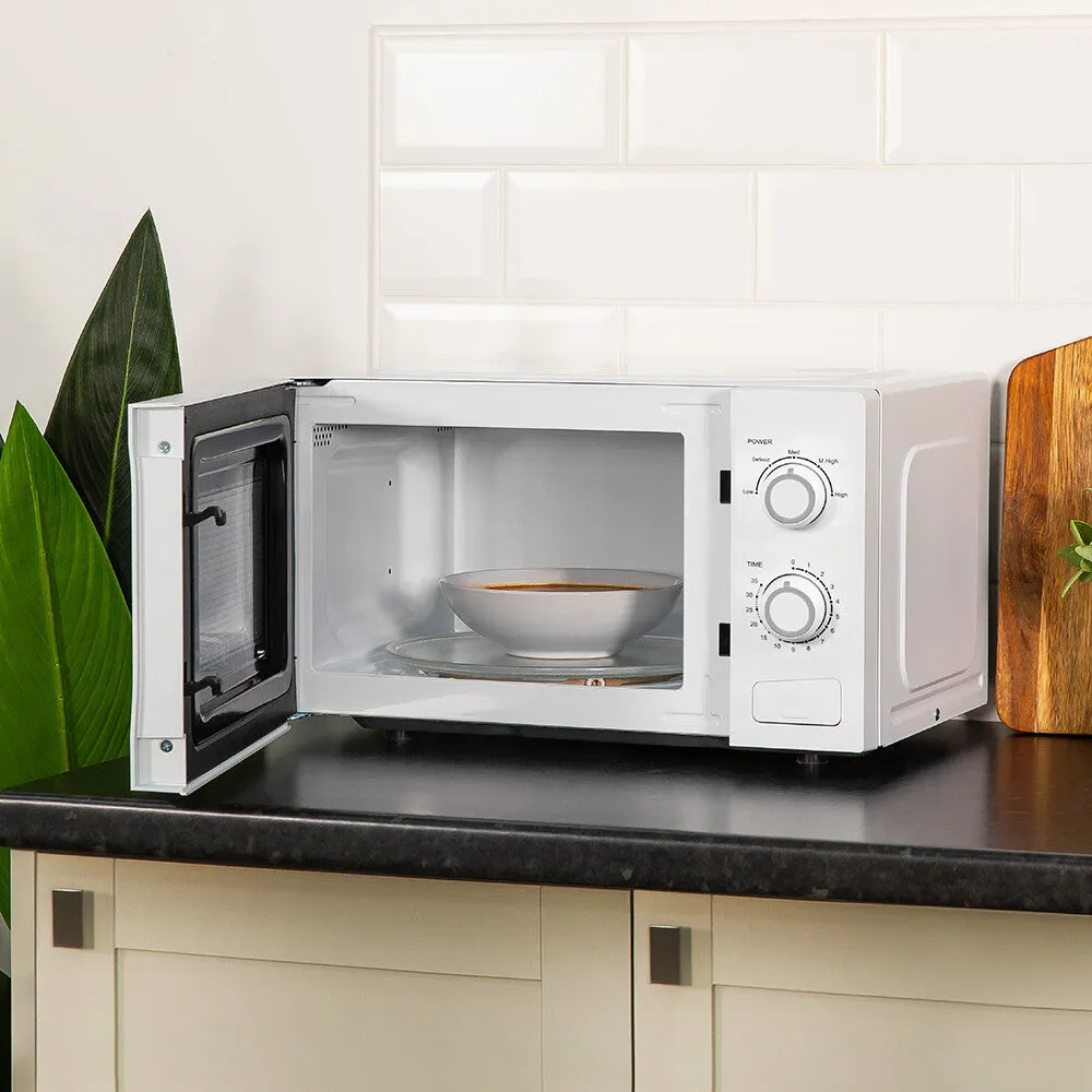 Abode AMM2001-M 20L Manual Microwave - White