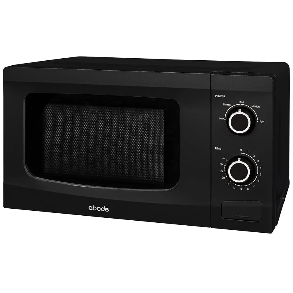 Abode AMM2001B 20L Manual Microwave - Black