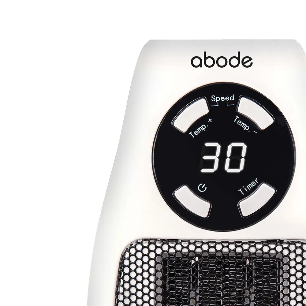 Abode APH1001 Ceramic Plug-in Heater in White