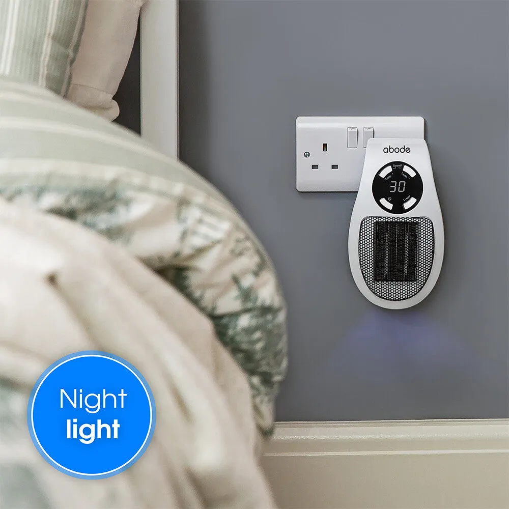 Abode APH1001 Ceramic Plug-in Heater in White