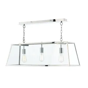 ACA0344 3 Light Suspended Light Stainless Steel