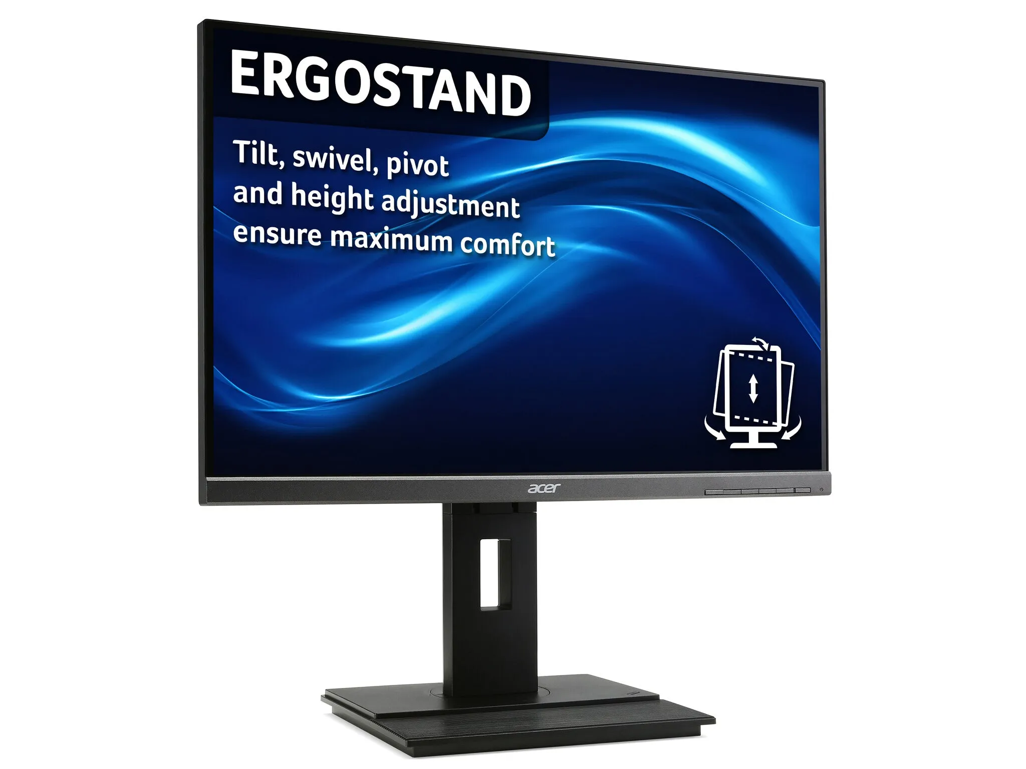Acer B6 B276HUL 27" Quad HD Monitor - 60Hz, 5ms, IPS, Speakers, Black