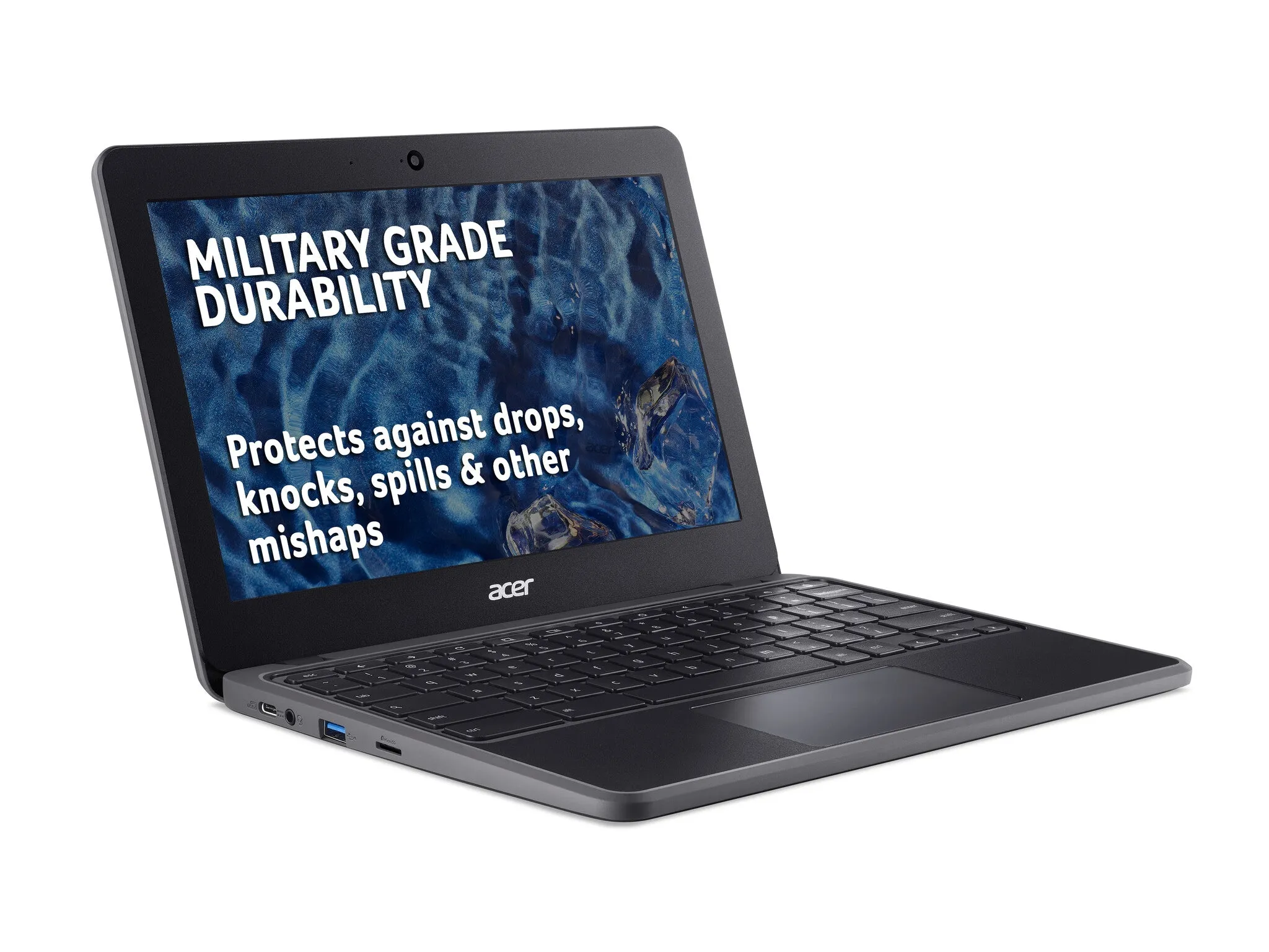 Acer C741LT-S9KJ 11.6" Chromebook - Qualcomm Kryo 468, 4GB RAM, 64GB Flash, Touchscreen, ChromeOS, Black