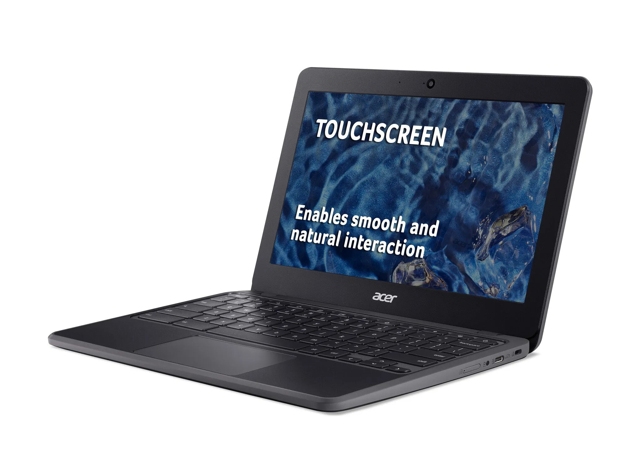 Acer C741LT-S9KJ 11.6" Chromebook - Qualcomm Kryo 468, 4GB RAM, 64GB Flash, Touchscreen, ChromeOS, Black