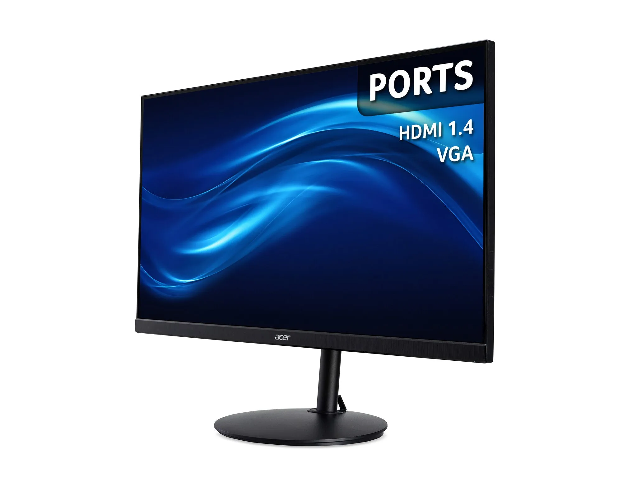 Acer CB2 23.8" Full HD Monitor - 1ms, VA, AMD FreeSync, Height Adjustable, Speakers, Black