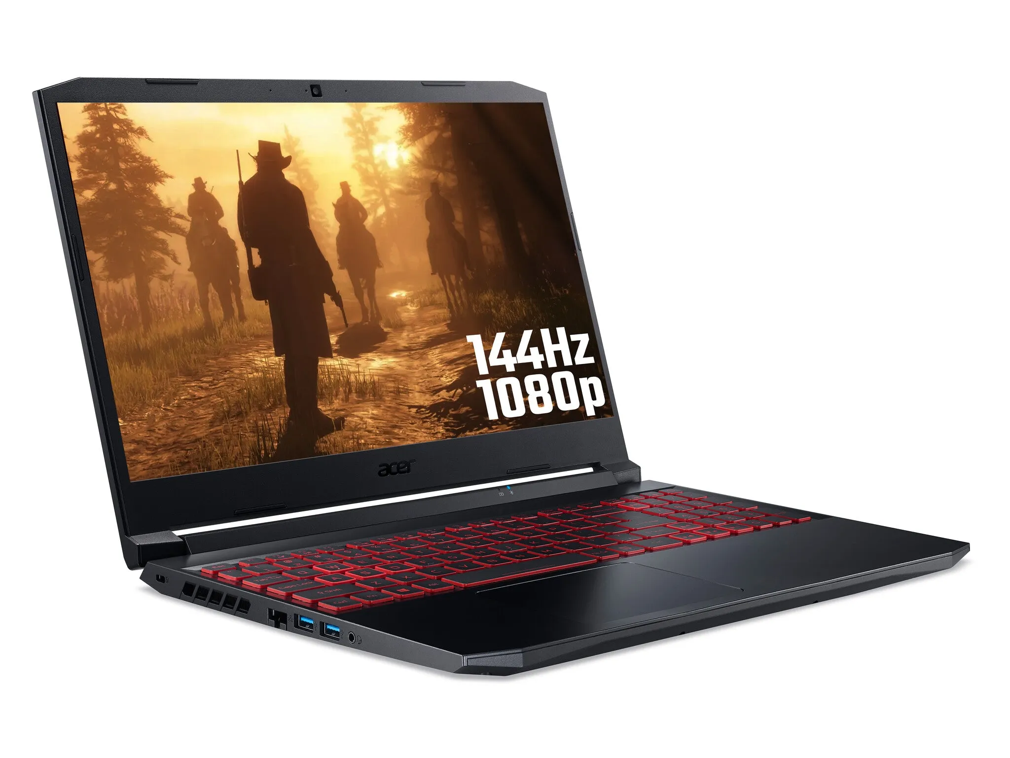 Acer Nitro 5 AN515-57 15.6" Gaming Laptop - Intel Core i5, RTX 3050, 16GB RAM, 512GB SSD, Nvidia GeForce RTX 3050, 144Hz Full HD Display, Windows 11 Home, Black