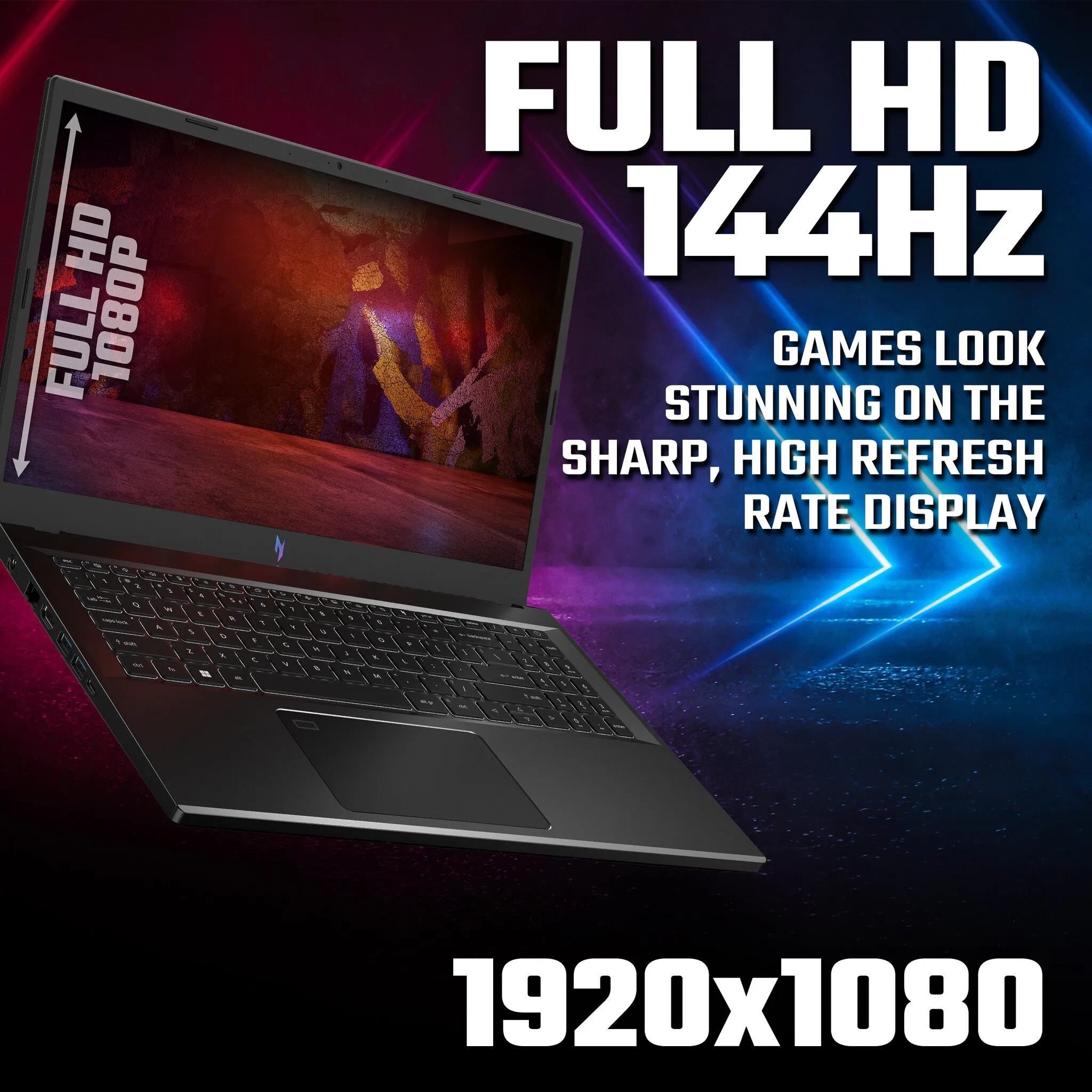 Acer Nitro V 15 ANV15-51-59N3 15.6" Gaming Laptop - Intel Core i5-13420H, RTX 2050, 16GB RAM, 512GB SSD, Full HD, Windows 11 Home, Black