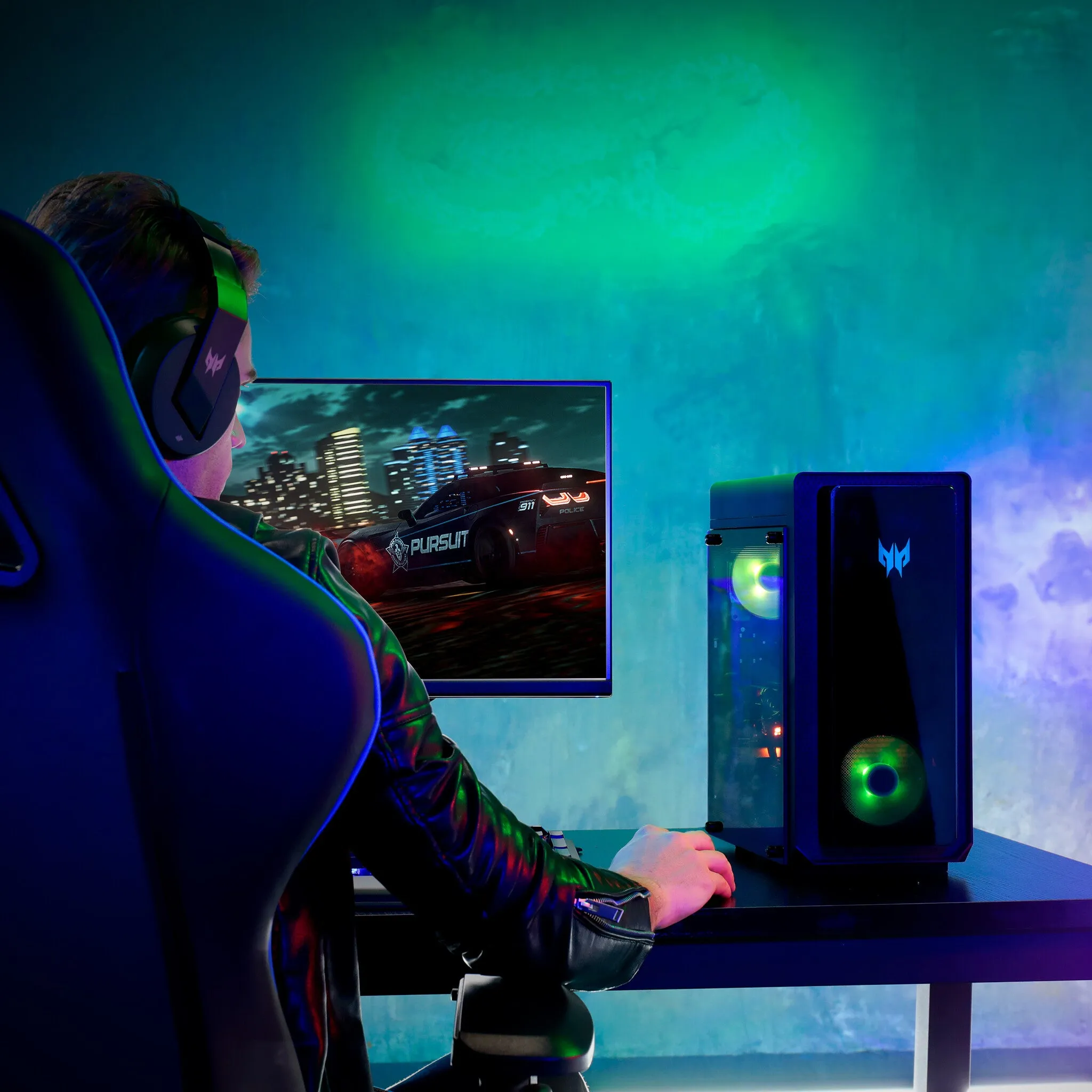 Acer Predator Orion 3000 gaming desktop (PO3-655) - Intel Core i7-14700F, Nvidia RTX 4070 Super, 16GB, 1TB SSD