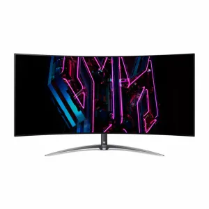 Acer Predator X45bmiiphuzx 44.5" 4K Ultra HD Curved Gaming Monitor - 240Hz, 0.3ms, OLED, AMD FreeSync, Speakers, Black