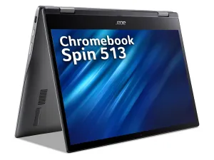 Acer Spin 513 R841T 13" 2-in-1 Chromebook - Qualcomm Kryo 468, 4GB RAM, 64GB Flash, Touchscreen, ChromeOS