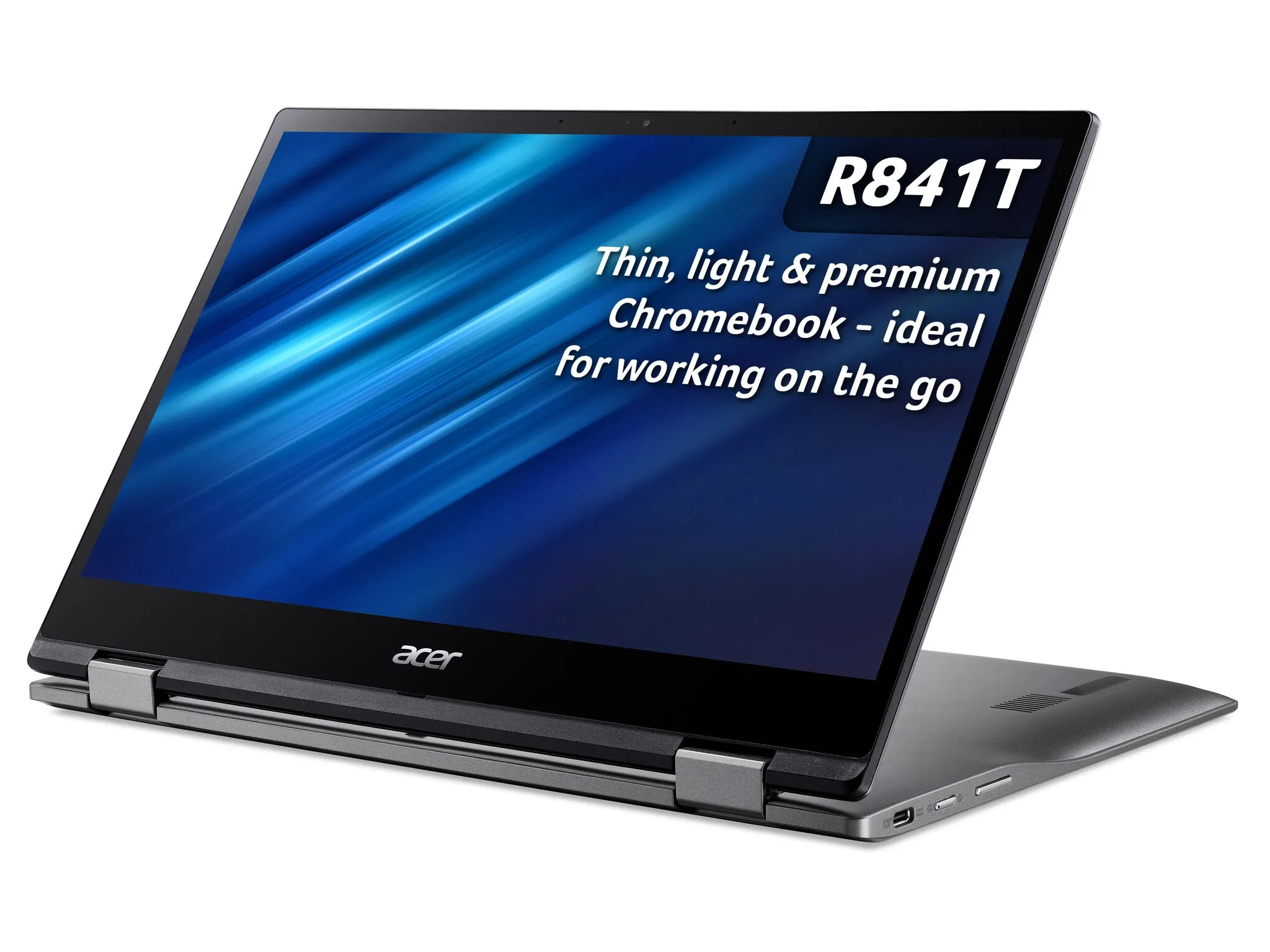 Acer Spin 513 R841T 13" 2-in-1 Chromebook - Qualcomm Kryo 468, 4GB RAM, 64GB Flash, Touchscreen, ChromeOS