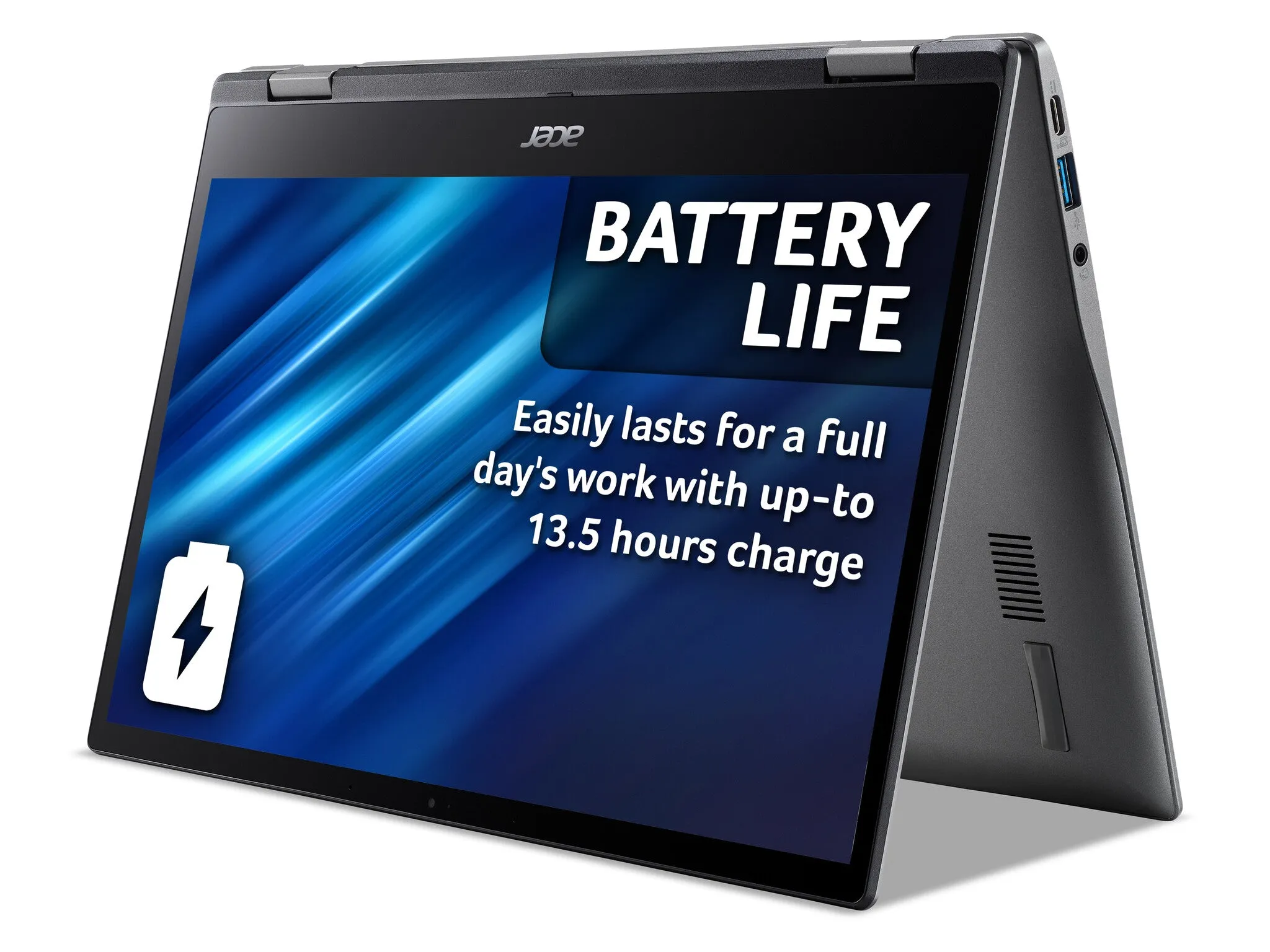 Acer Spin 513 R841T 13" 2-in-1 Chromebook - Qualcomm Kryo 468, 4GB RAM, 64GB Flash, Touchscreen, ChromeOS