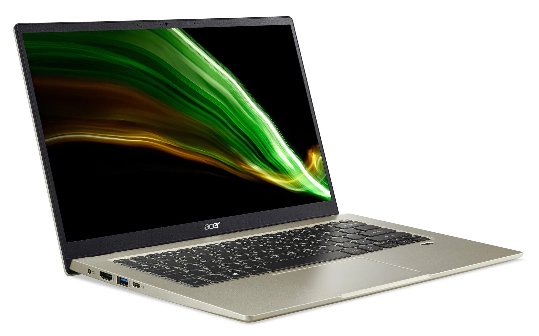 Acer Swift 1 SF114-34-P1R9 14" Laptop - Intel Pentium Silver N6000, 4GB RAM, 128GB SSD, Full HD, Windows 10 Home in S mode, Gold
