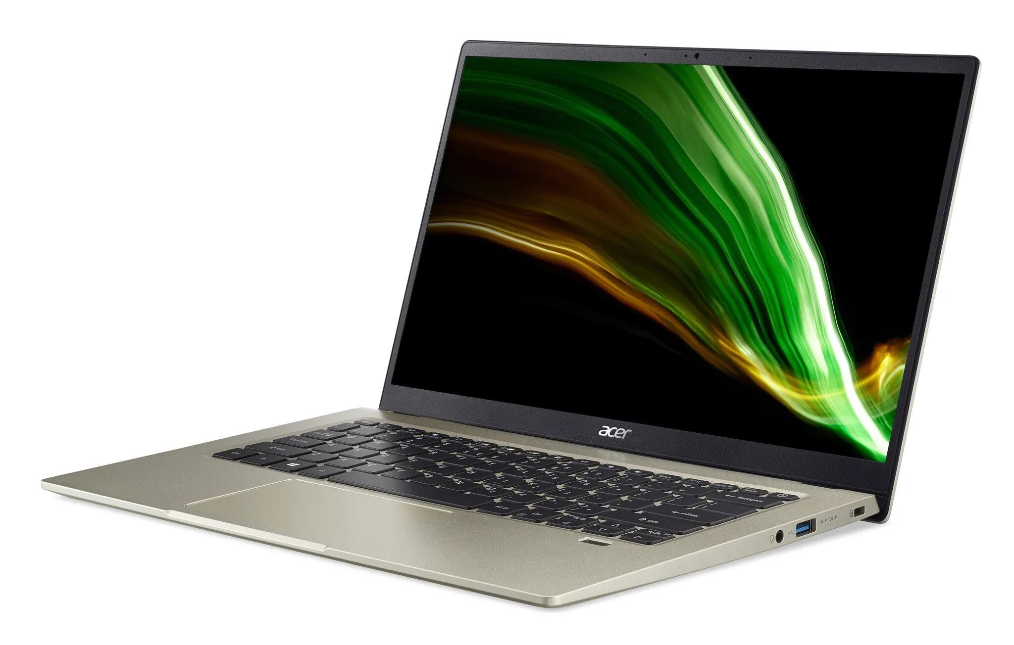 Acer Swift 1 SF114-34-P1R9 14" Laptop - Intel Pentium Silver N6000, 4GB RAM, 128GB SSD, Full HD, Windows 10 Home in S mode, Gold
