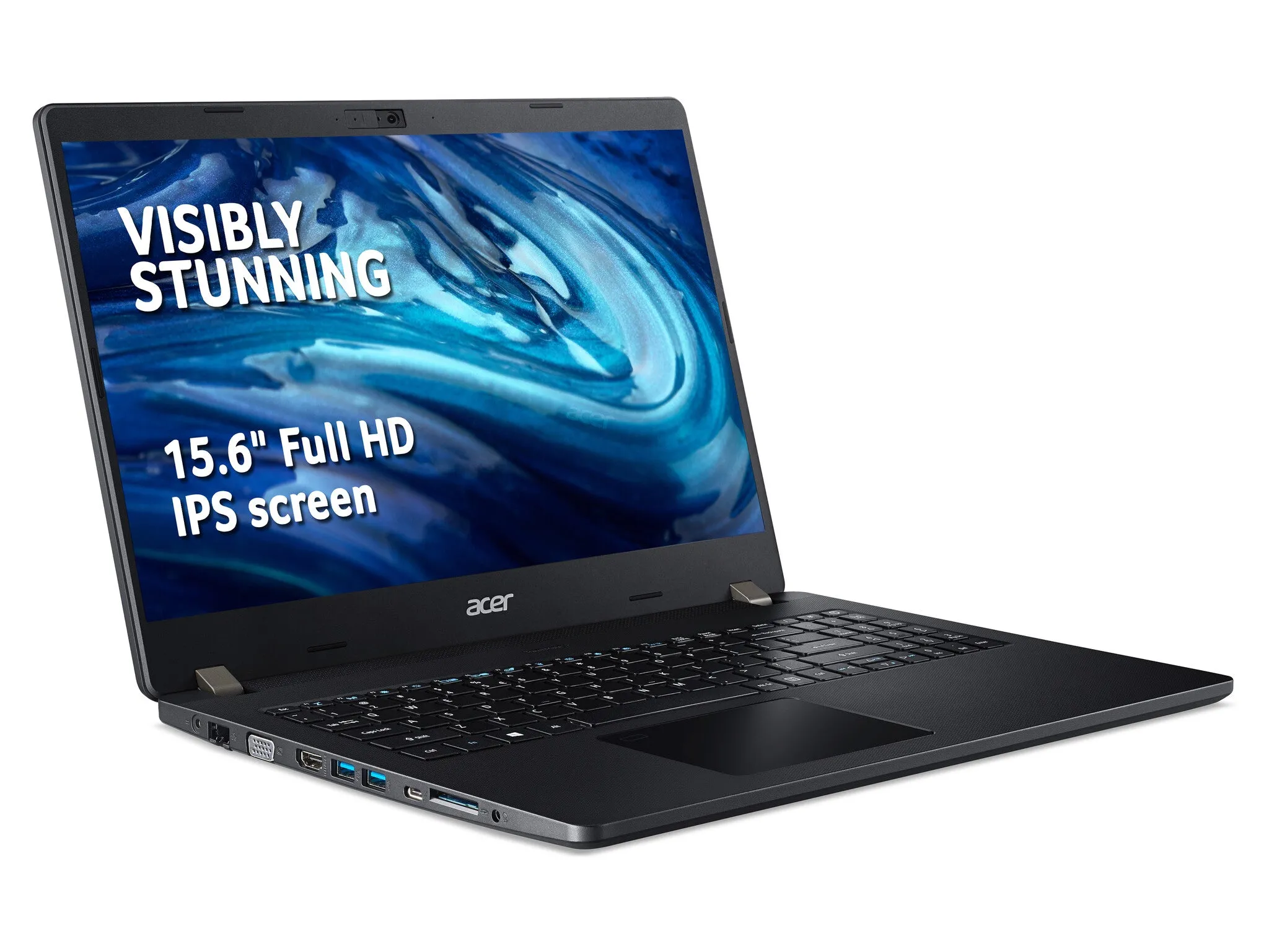 Acer TravelMate P2 TMP215-53-57YL 15.6" Laptop - Intel Core i5-1135G7, 8GB RAM, 256GB SSD, Full HD, Windows 10 Pro, Black