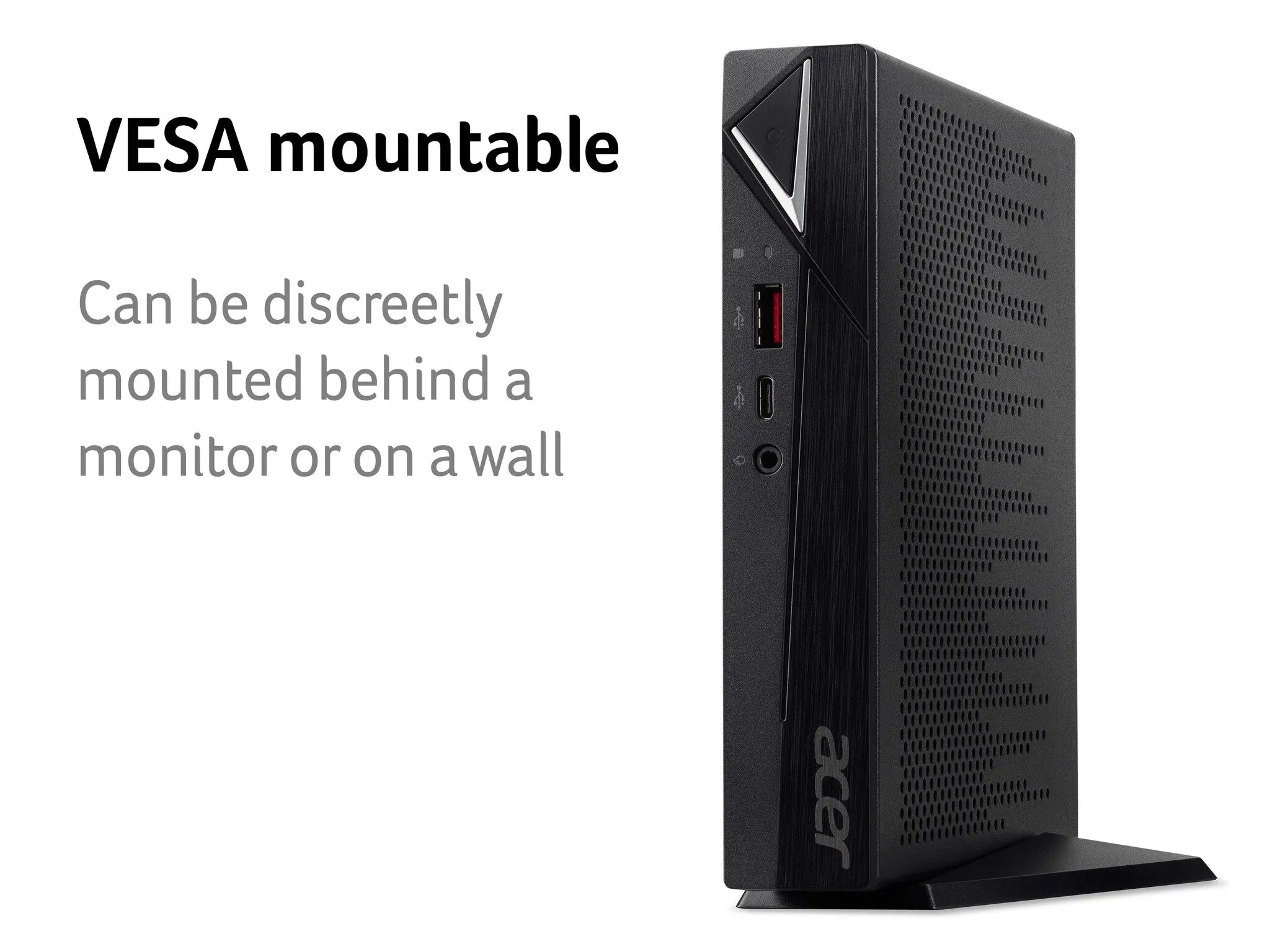 Acer Veriton N2580 Intel Core i5 i5-1135G7 8 GB DDR4-SDRAM 256 GB SSD Windows 11 Pro Mini PC Black