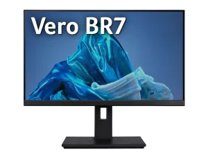 Acer Vero BR277 27" Full HD Monitor - 75Hz, 4ms, IPS, Height Adjustable, Speakers, Black