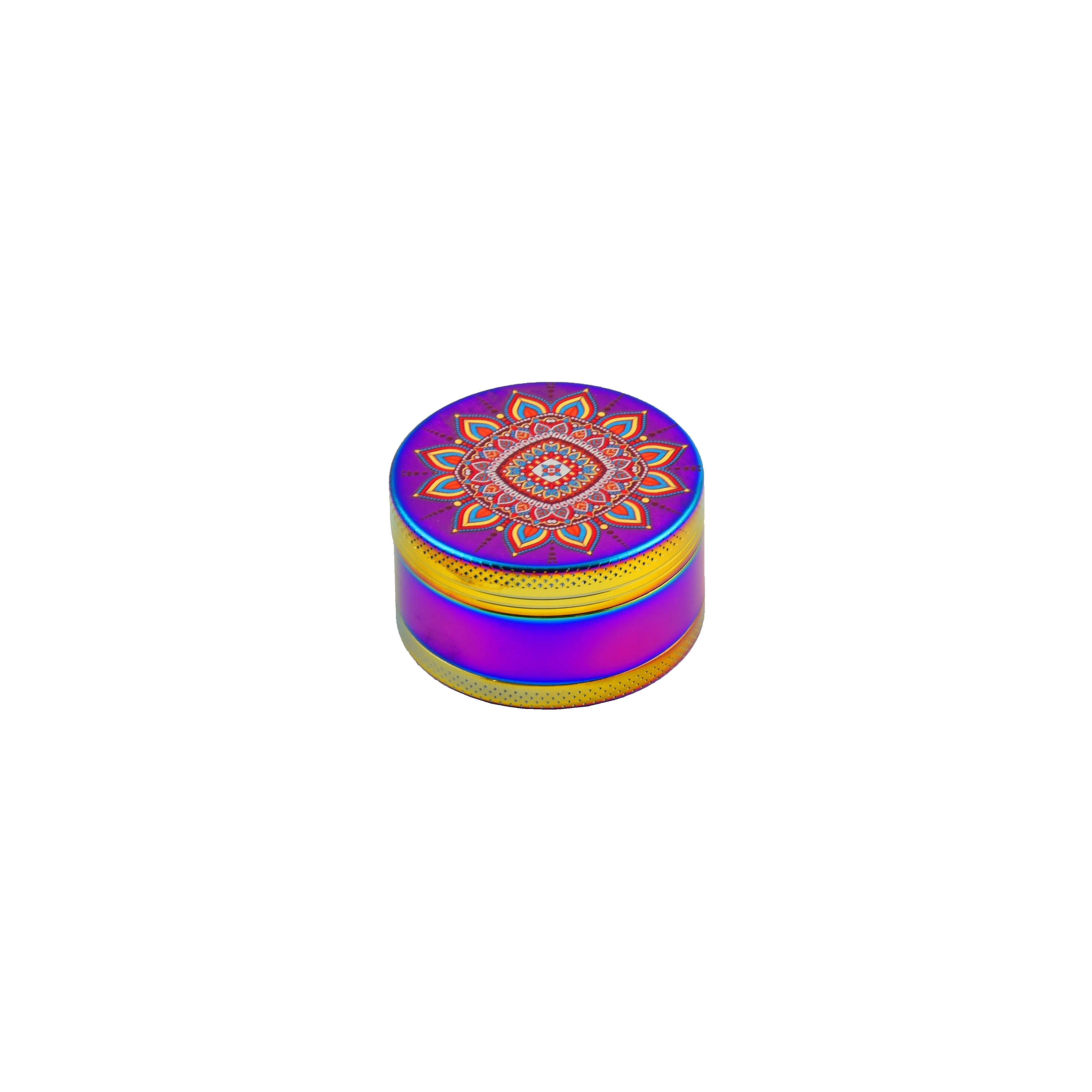 Aluminium Grinders Mandala 3 Parts ( Art.nr.1574)