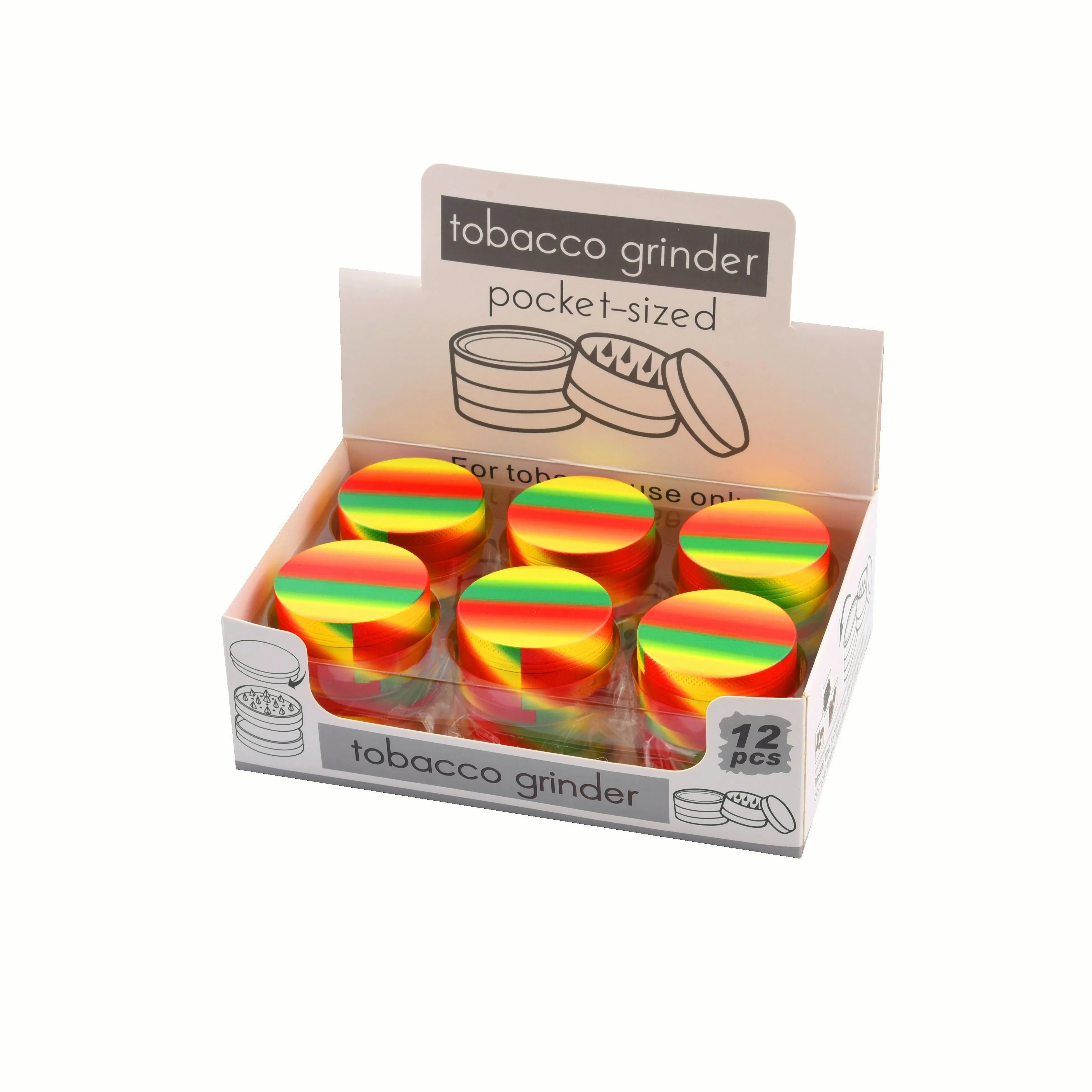 Aluminium Grinders Rasta 3 Parts ( RASTA )