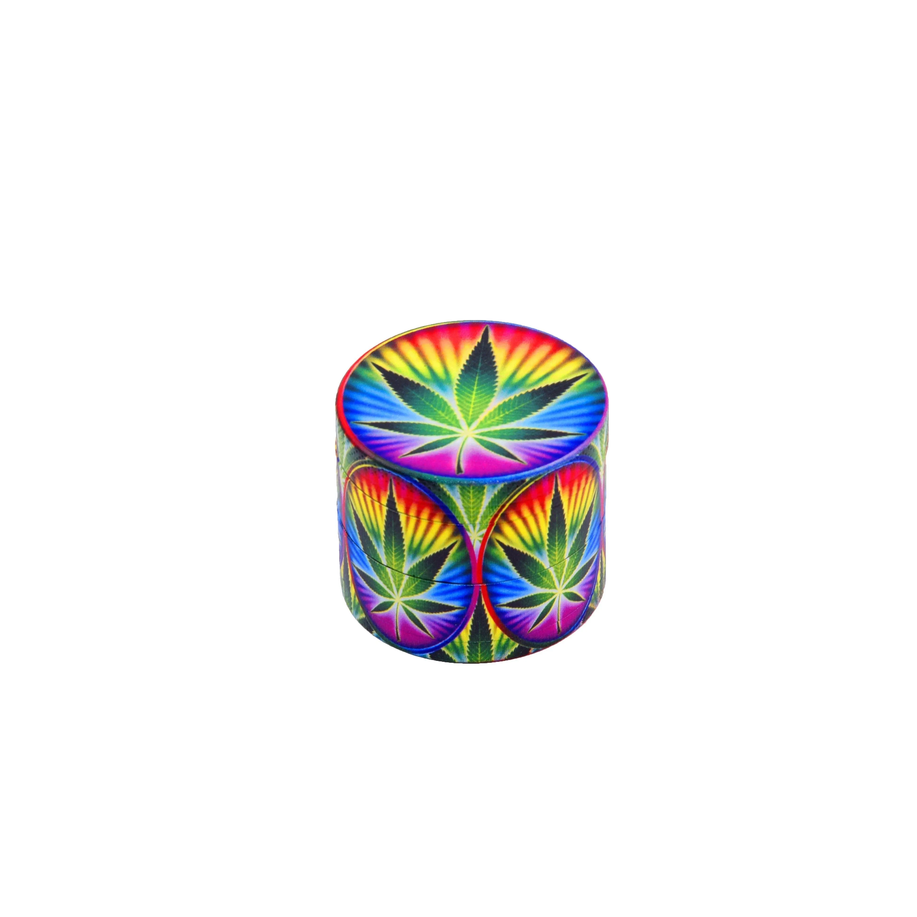 Aluminium Grinders Weed Leaf 4 Parts ( Art.nr.1573 )